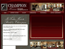 Tablet Screenshot of championhomesok.com